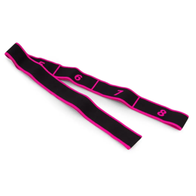 Еспандер з петлями для розтяжки PowerPlay PP_4311 Fitness Band Рожева (88*4см.)