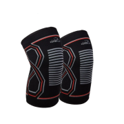 Наколінники спортивні PowerPlay PP-4099 Knee SupportЧорно/Червоні L/XL (пара)