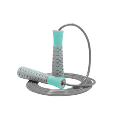 Скакалка PowerPlay 4206 Jump Rope PRO+ Сіро-м'ятна (2,75m.)