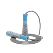 Скакалка PowerPlay 4206 Jump Rope PRO+ Сіро/Синя (2,75m.)