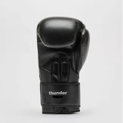 Боксерські рукавиці Leone GN383 THUNDER Black 16 унцій