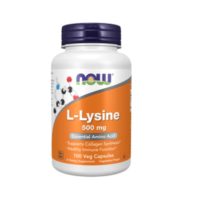 NOW L-Lysine, 500 мг - 100 веган капс