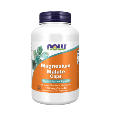 NOW Magnesium Malate 840 мг - 180 веган капс