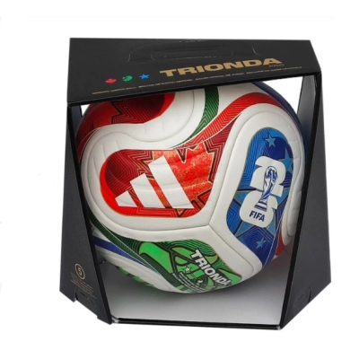 М'яч футбольний Adidas FIFA WORLD CUP 26 TRIONDA PRO білий, синій, зелений Уні 5