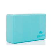 Блок для йоги Gemini Eva Pro 180грам 23х15х7,5см (Блакитний) CYAN GBK-1008