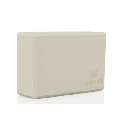 Блок для йоги Gemini Eva Pro 180грам 23х15х7,5см (Мигдальне молоко) Milk GBK-1007