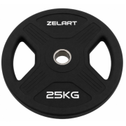 Блинчики диски TPU 2 Handle металлическая втулка Zelart TA-6996-25 ø51мм 25кг черный (TA-6996-25)