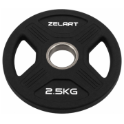 Блинчики диски TPU 2 Handle металлическая втулка Zelart TA-6996-2_5 ø51мм 2,5кг черный (TA-6996-2_5)
