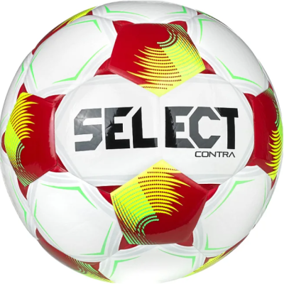 М'яч футбольний Select FB Contra v26 білий, червоний Уні 4