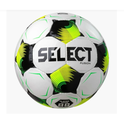 М'яч футбольний Select Fusion v26 білий, чорний Уні 4