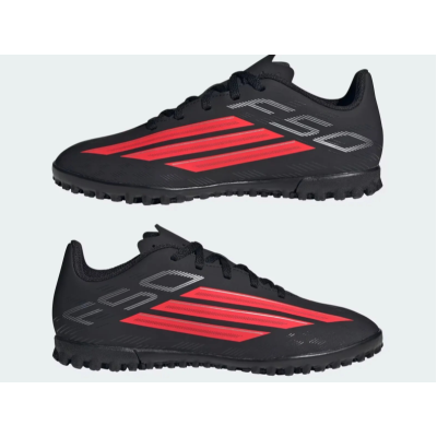 Сороконіжки дитячі Adidas F50 CLUB TF J чорний, червоний Діт 32 (13.5UK) 19.5 см