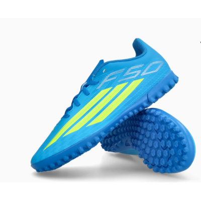 Сороконіжки дитячі Adidas F50 CLUB TF J блакитний, жовтий Діт 38 (5UK) 23.3 см