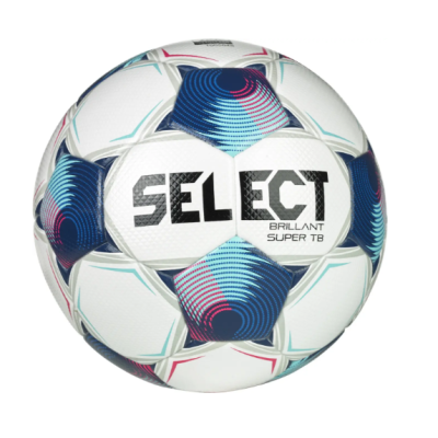 М'яч футбольний SELECT BRILLANT SUPER FIFA TB v25 білий, блакитний Уні 5