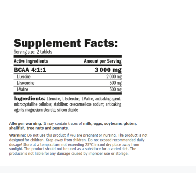 AMIX AmixPrо BCAA 4:1:1 - 300 таб