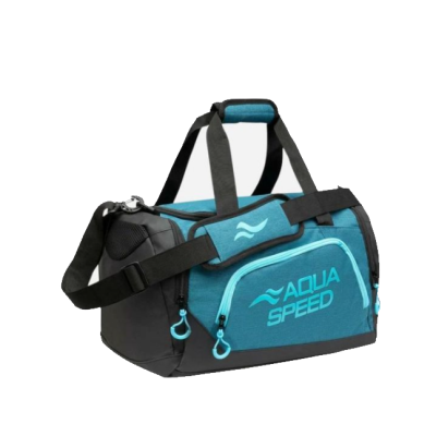 Сумка Aqua Speed  Duffel bag S 61634 33L чорний, бірюзовий Уні 40x30x28 см