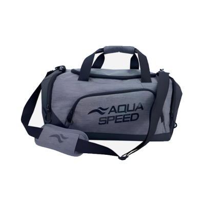 Сумка Aqua Speed Duffel bag M 60146 35L сірий, чорний Уні 48x25x29см