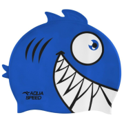 Шапка для плавання Aqua Speed ZOO Pirana 9696 піранья, синій Діт OSFM
