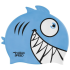 Шапка для плавання Aqua Speed ZOO Pirana 9697 піранья, бірюзовий Діт OSFM