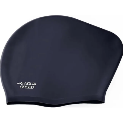 Шапка для плавання Aqua Speed LONG HAIR CAP 62224 чорний Уні One Size