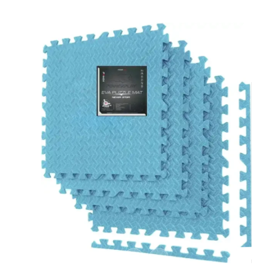 Мат-пазл (ластівчин хвіст) PowerPlay EVA Puzzle Mat 120 x 120 x 1.2 cм Блакитний