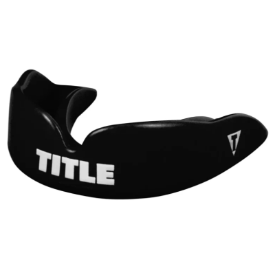 Капа TITLE Boxing Super Shield X2 дитяча (вік до 10) Black
