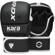 Перчатки ММА (Греплинговые перчатки) RDX F6 KARA Matte White Plus S/M