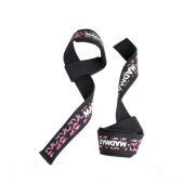 Ламки для тяги MadMax MFA-275 Camo Power Wrist Straps Camo/Pink