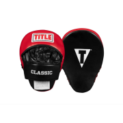 Лапи боксерські TITLE Classic Charge Punch Mitts Black/Red