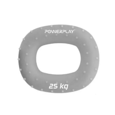 Эспандер кистевой силиконовый PowerPlay PP-4337 Hand Grip Large 25 кг. Серый