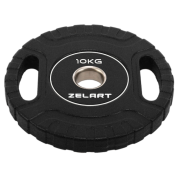 Блини диски CPU покриття 2 Handle металева втулка Zelart TA-3438-10 ø51мм 10кг чорний (TA-3438-10)