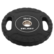 Блини диски CPU покриття 2 Handle металева втулка Zelart TA-3438-15 ø51мм 15кг чорний (TA-3438-15)