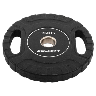 Блини диски CPU покриття 2 Handle металева втулка Zelart TA-3438-15 ø51мм 15кг чорний (TA-3438-15)