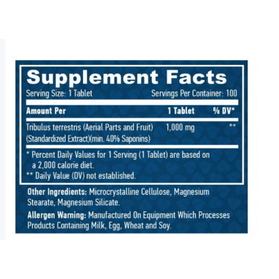 HL Tribulus Terrestris 1000 mg - 100 таб