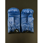 Боксинг Рукавички снарядні м'які (сині) / шкіра / вініл