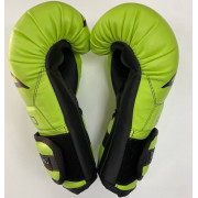 Боксинг Перчатки 12 унц. кожа/винил/сатлатов/черные