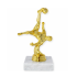 Статуэтка  футболист удар через себя (16 см)