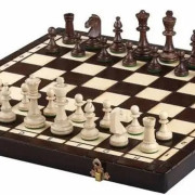 Шахматы MADON Олимпийские большие коричневый, бежевый Уни 42х42см
