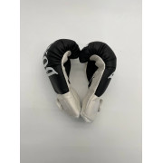 Боксерські рукавиці PRO 4oz, чорно - білі - екошкіра