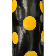 Мішок боксерський "Бочка"с кругами h-1,80м/d=0.45м усил - ПВХ (чорно-помаранчевий)