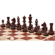 Шахматы MADON Турнирная интарсия №3 коричневый, бежевый Уни 35х35см