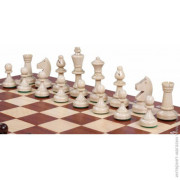 Шахматы MADON Турнирная интарсия №3 коричневый, бежевый Уни 35х35см