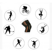 Наколенник Knee Support EVO PS-6021 Black/Orange "M"