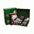 Покерный набор в дерев. кейсе-300 IG-6643 (300 фишек, 2 кол. карт, 5куб., р-р кейса 40*21*6,5см)