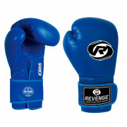 Боксерские перчатки Revenge,  PU  EV-10-1134, 10 унций (синие)