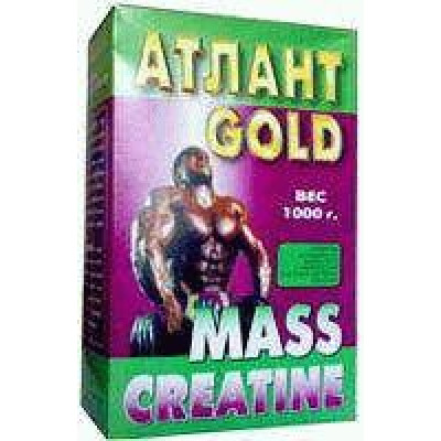 ATL GOLD MASS CREATINE с добавлением 100г креатина, 50г, 3000г (в 1 порции-10г креатина)