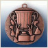 Медаль Д 50 кубок д. 50 мм (03 бронза)