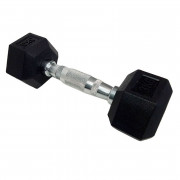 Гантель HouseFit шестигранна гумова 3 кг DD 6442