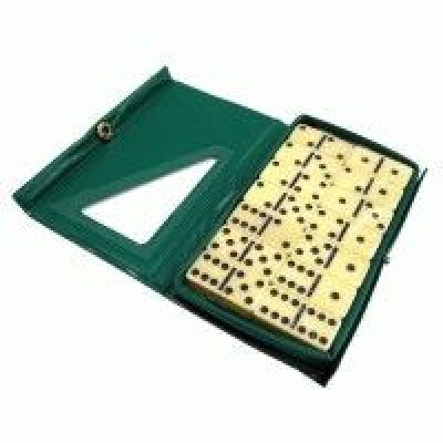 Домино (настольная игра) IG-4010S (кости - пластик, картонный футляр)