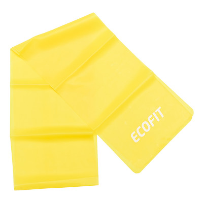 Эспандер ленточный Ecofit MD1318 TPE 1,8-2,7кг  1200*150*0.3мм  жёлтый