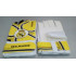 Перчатки вратарские юниорские Клубные FB-0029-09 REAL MADRID (PVC, р-р 5, черный-желтый) 
